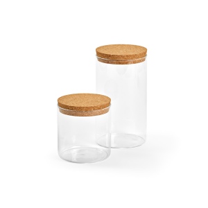 Bocal Magritte 1000 verre borosilicaté 1015 ml, couvercle liège 8