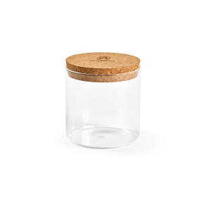 Bocal Magritte 500 verre borosilicaté 580 ml, couvercle liège 12