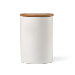 Bocal Munch 1000 céramique 980 ml, couvercle en bambou 6