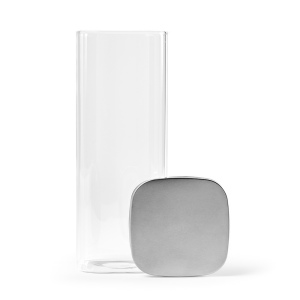 Bocal Delacroix 2100 verre borosilicaté 2130 ml, couvercle rInox 9