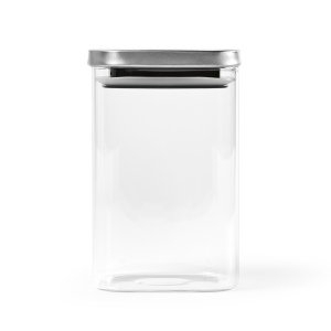 Bocal Delacroix 1200 verre borosilicaté 1270 ml, couvercle rInox 5