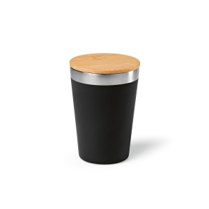 Gobelet Don rSS 400ml avec couvercle bambou. Double paroi 7