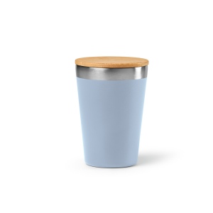 Gobelet Don rSS 400ml avec couvercle bambou. Double paroi 21