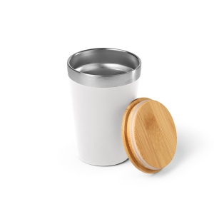 Gobelet Don rSS 400ml avec couvercle bambou. Double paroi 23