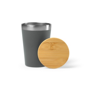 Gobelet Don rSS 400ml avec couvercle bambou. Double paroi 29