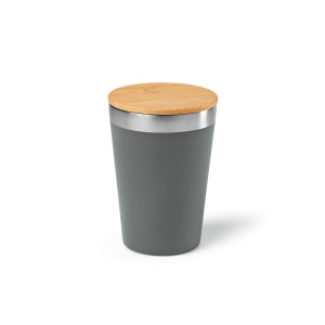 Gobelet Don rSS 400ml avec couvercle bambou. Double paroi 9