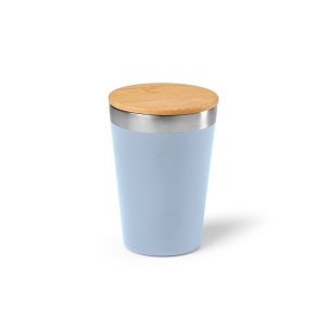 Gobelet Don rSS 400ml avec couvercle bambou. Double paroi 11