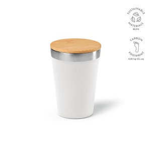 Gobelet Don rSS 400ml avec couvercle bambou. Double paroi 3