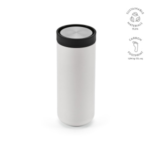 Gobelet de voyage Sénégal rSS 400ml. Couvercle 360°, double paroi 3