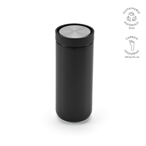 Gobelet de voyage Sénégal rSS 400ml. Couvercle 360°, double paroi 2