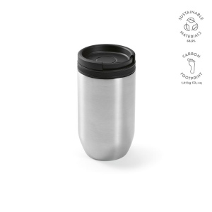 Mug de voyage Okavongo Acier inoxydable recyclé 430 ml