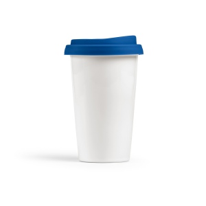 Gobelet de voyage Tagus céramique 330ml. Couvercle coloré 20