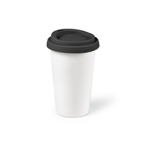 Gobelet de voyage Tagus céramique 330ml. Couvercle coloré 24