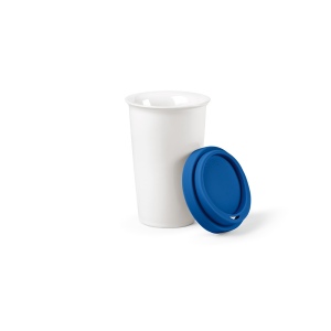 Gobelet de voyage Tagus céramique 330ml. Couvercle coloré 8