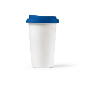 Gobelet de voyage Tagus céramique 330ml. Couvercle coloré 15