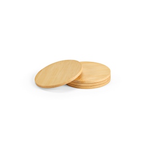 Sous-verres Christo en bambou, set de 4 3