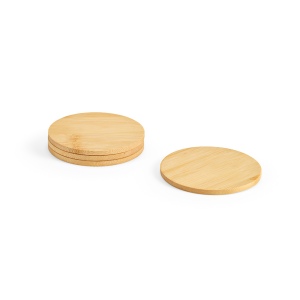 Sous-verres Christo en bambou, set de 4 7