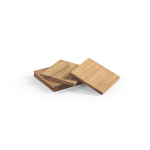 Sous-verres Velázquez  en bois d’acacia, set de 4 3