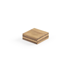 Sous-verres Velázquez  en bois d’acacia, set de 4 6