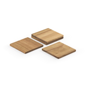 Sous-verres Velázquez  en bois d’acacia, set de 4 7