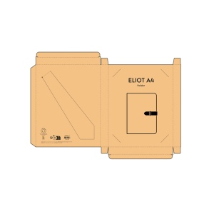 Conférencier Eliot A4 rCoton, bloc 64p, fermeture rPU 20