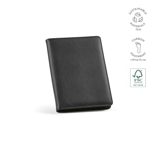 Conférencier Orwell A5 rPU, bloc 64p, fermeture zippée