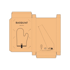 Gant de cuisine Basquiat en rCOTON 280 g/m² et rPU, 24