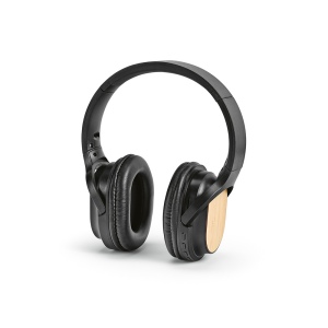 Casque sans fil Fleming en rABS/bambou, 400mAh, autonomie 8h 17