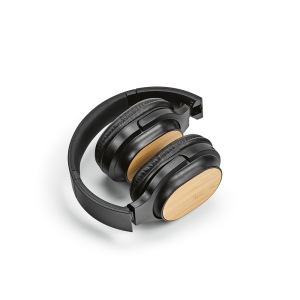 Casque sans fil Fleming en rABS/bambou, 400mAh, autonomie 8h 9
