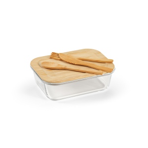 Boîte repas Van Gogh 1000,verre borosilicaté et bambou 1090 ml 6