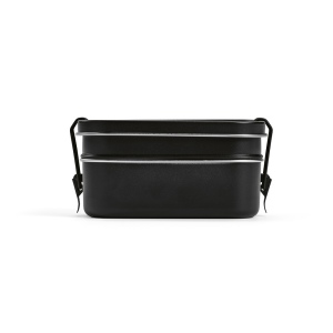 Boîte repas Tintoretto rInox 1240 ml,2 niveaux,fermeture latérale 18