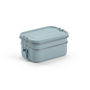 Boîte repas Tintoretto rInox 1240 ml,2 niveaux,fermeture latérale 6
