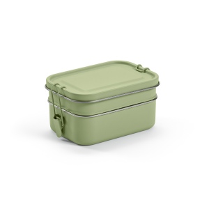 Boîte repas Tintoretto rInox 1240 ml,2 niveaux,fermeture latérale 7