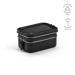 Boîte repas Tintoretto rInox 1240 ml,2 niveaux,fermeture latérale 2