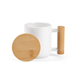 Mug Douro céramique, bouchon /anse en bambou 380&amp;#8239;ml. Sublimation 5