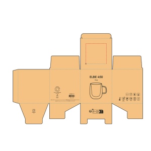 Tasse Elbe 450 en verre borosilicate 440&amp;#8239;ml 9