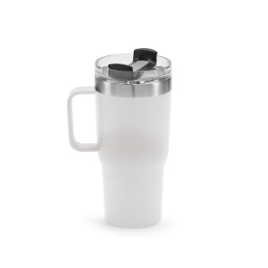 Mug Neman inox 580&amp;#8239;ml. Double paroi et bouchon rotatif 24