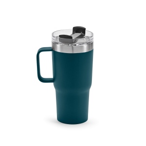 Mug Neman inox 580&amp;#8239;ml. Double paroi et bouchon rotatif 28