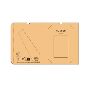 Carnet Austen couverture en chanvre, 196p recyclées 80g/m² 10