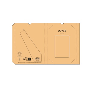 Carnet Joyce couverture en feuille bananier, 196p 80g/m² 9