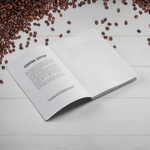 Carnet Doyle couverture en marc de café, 196p 80g/m² 8