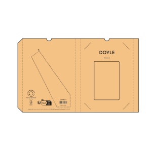 Carnet Doyle couverture en marc de café, 196p 80g/m² 11