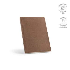 Carnet Doyle couverture en marc de café, 196p 80g/m² 2
