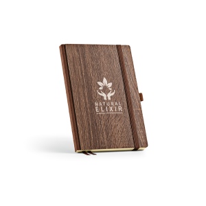 Carnet Steinbeck couverture en bois, 196p 70g/m² 4