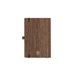 Carnet Steinbeck couverture en bois, 196p 70g/m² 6
