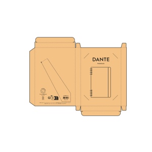 Carnet Dante couverture en bambou, 196p recyclées 70g/m² 8