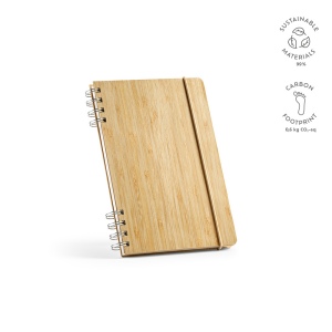 Carnet Dante couverture en bambou, 196p recyclées 70g/m² 2