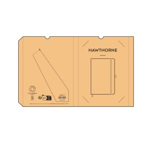 Carnet Hawthorne couverture en rPU, 196p 70g/m² 9