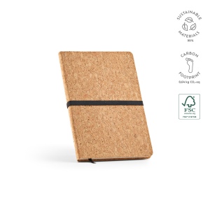 Carnet Goethe couverture en liège, 196p recyclées 70g/m² 2