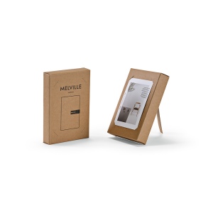 Carnet Melville rPET, fermeture métal, 192p 70g/m² 12